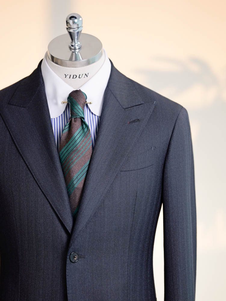 Black Herringbone Suit — produced by JINGTANG