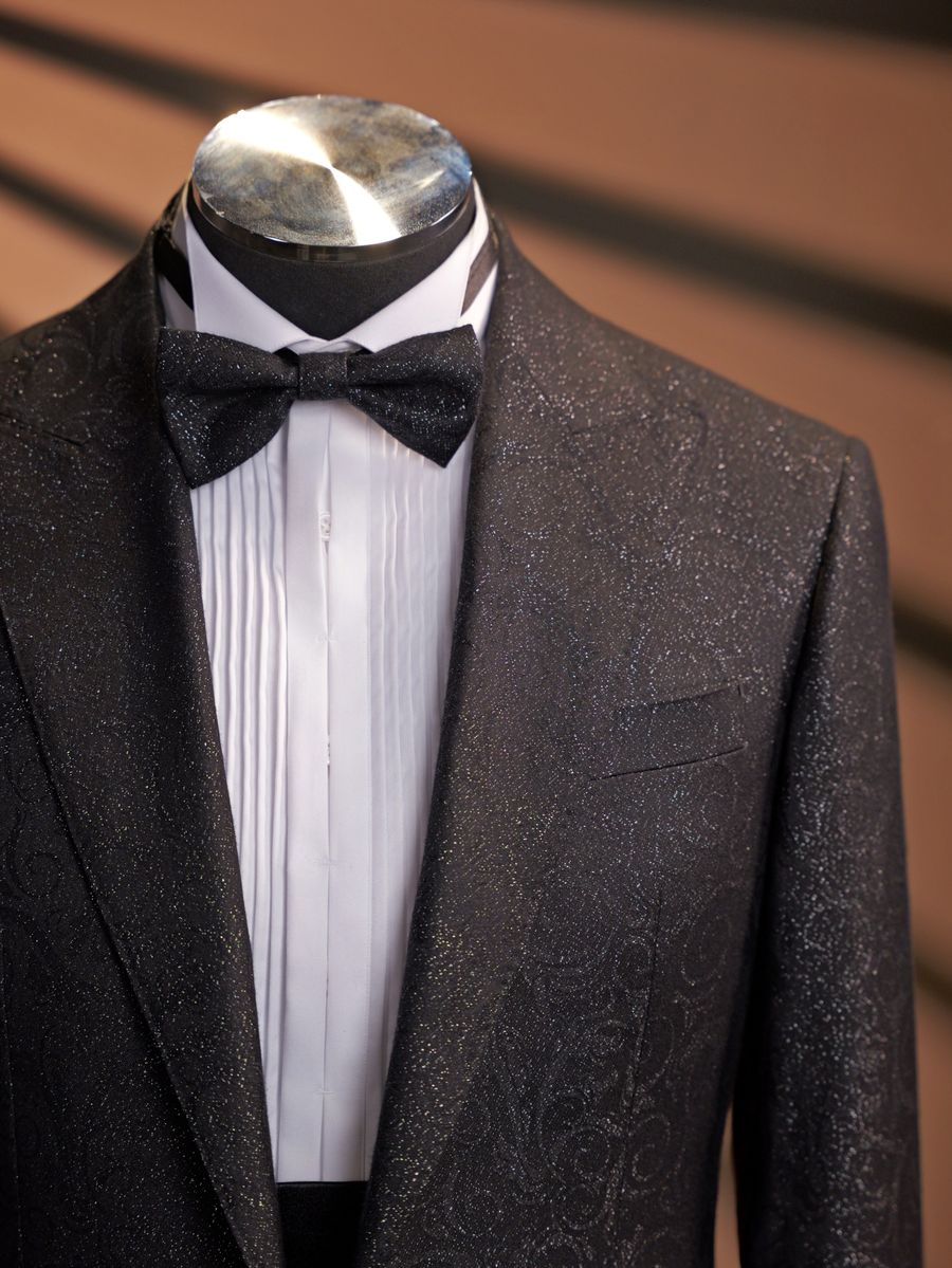 Black Jacquard Tuxedo — view 3 of 6