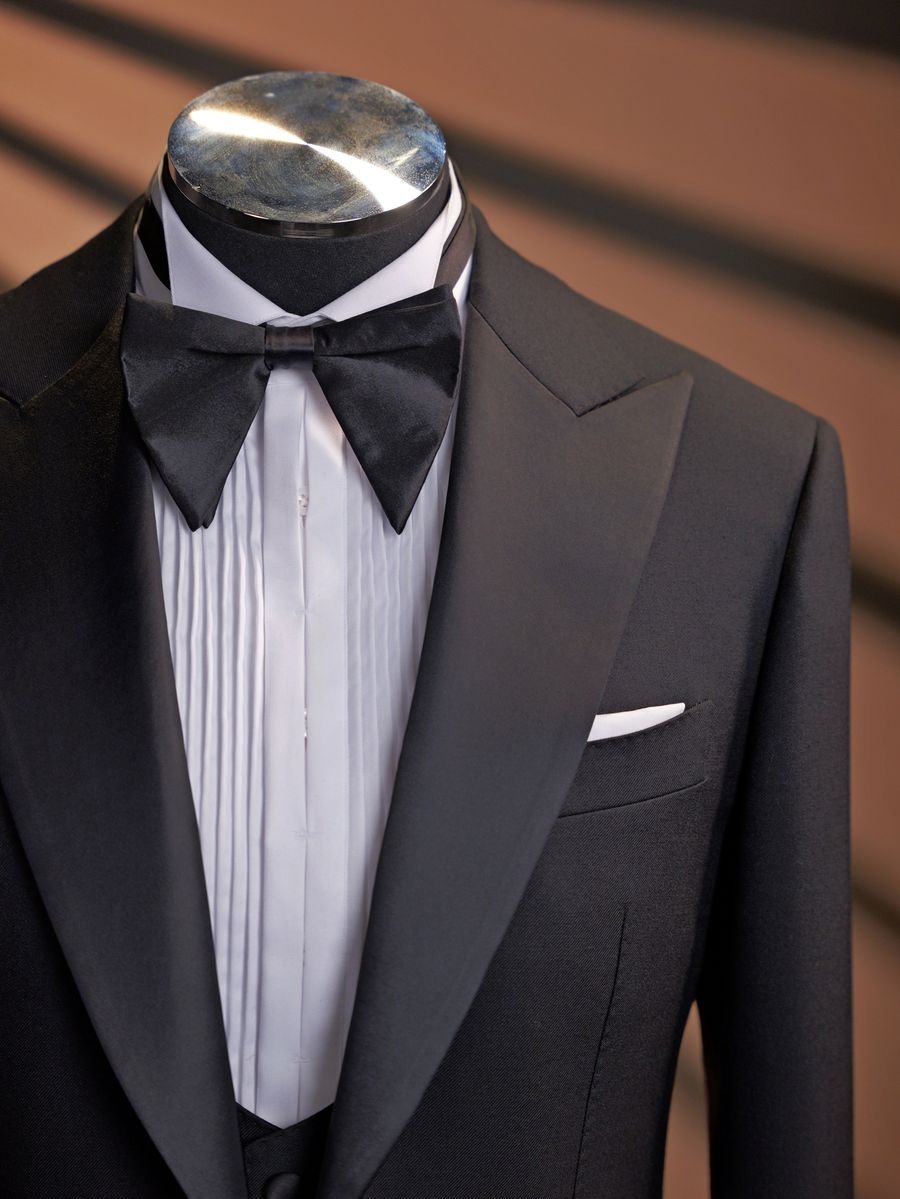 Black Peak Lapel Tuxedo — view 2 of 6