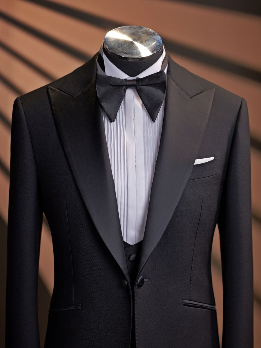 Black Peak Lapel Tuxedo — view 3 of 6