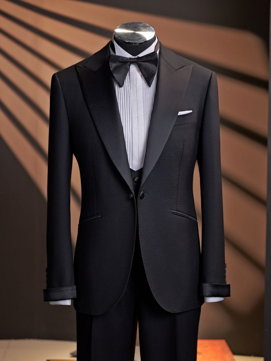 Black Peak Lapel Tuxedo — view 4 of 6