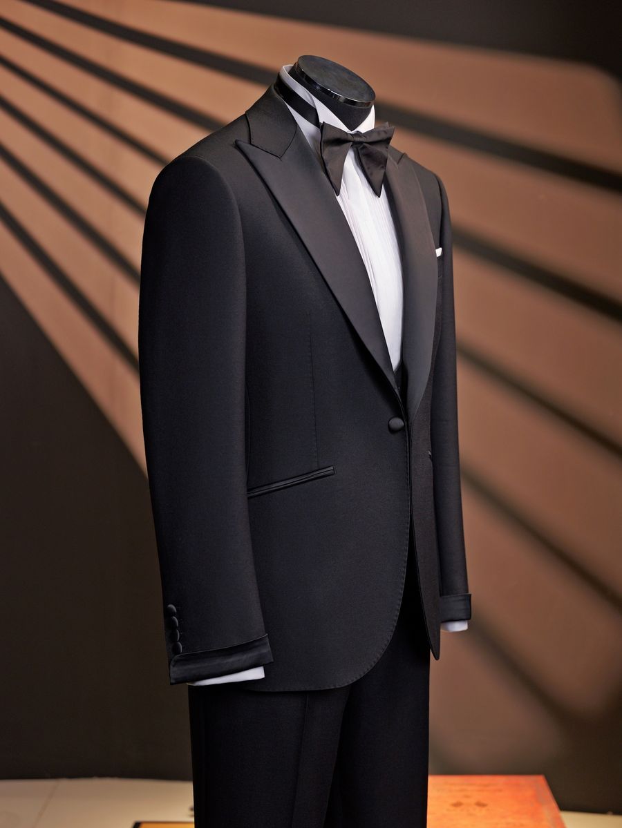Black Peak Lapel Tuxedo — view 5 of 6