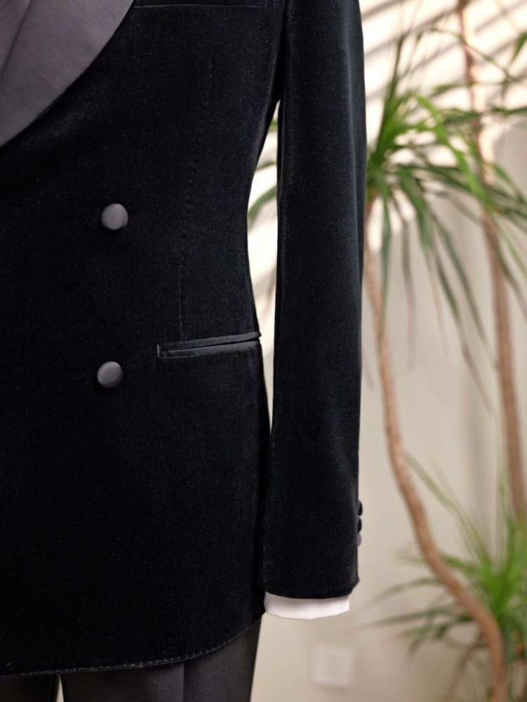 Black Velvet Tuxedo — view 6 of 7