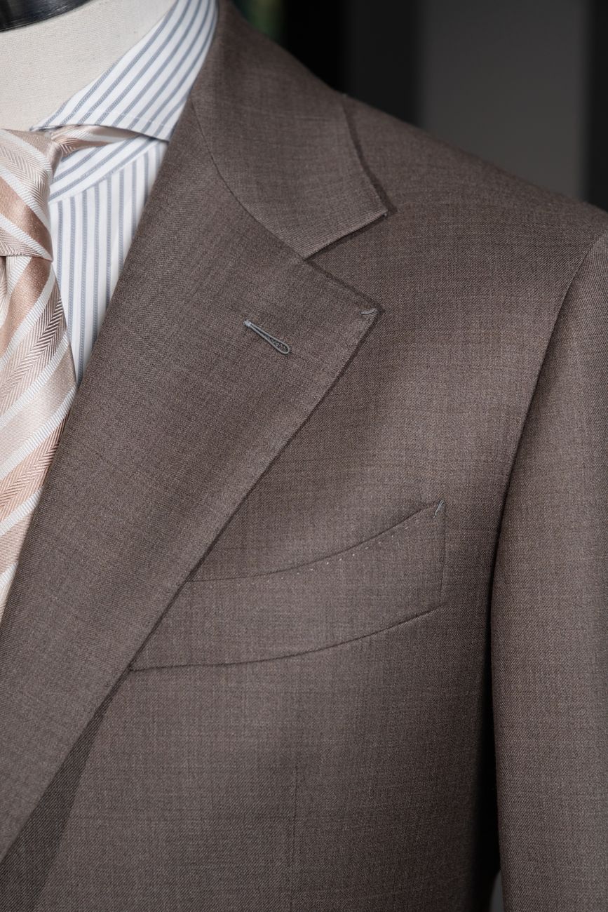 Brown Notch Lapel Suit — view 1 of 8