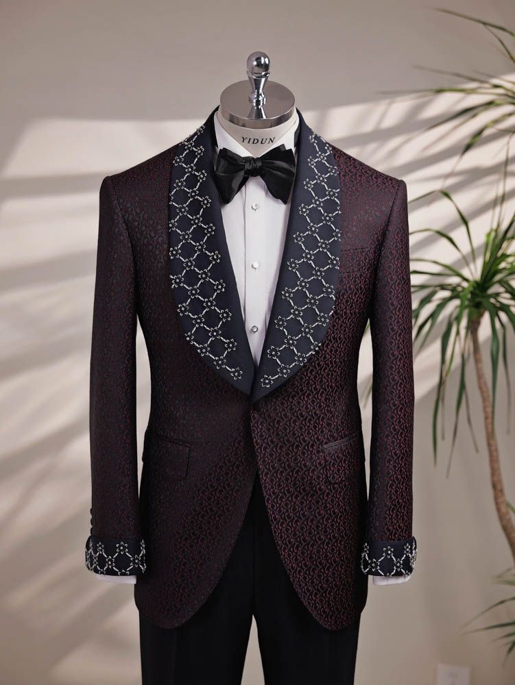 Burgundy Tuxedo — view 3 of 6