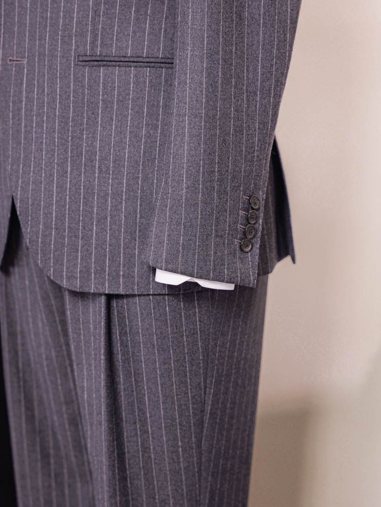 Grey Pinstripe Suit — view 6 of 6