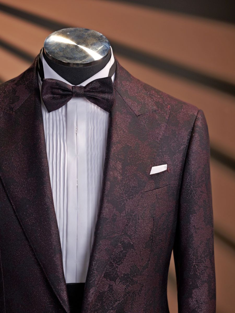 Red Patterned Tuxedo — view 1 of 6