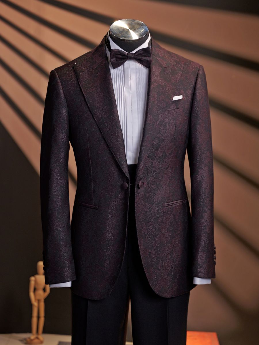 Red Patterned Tuxedo — view 3 of 6