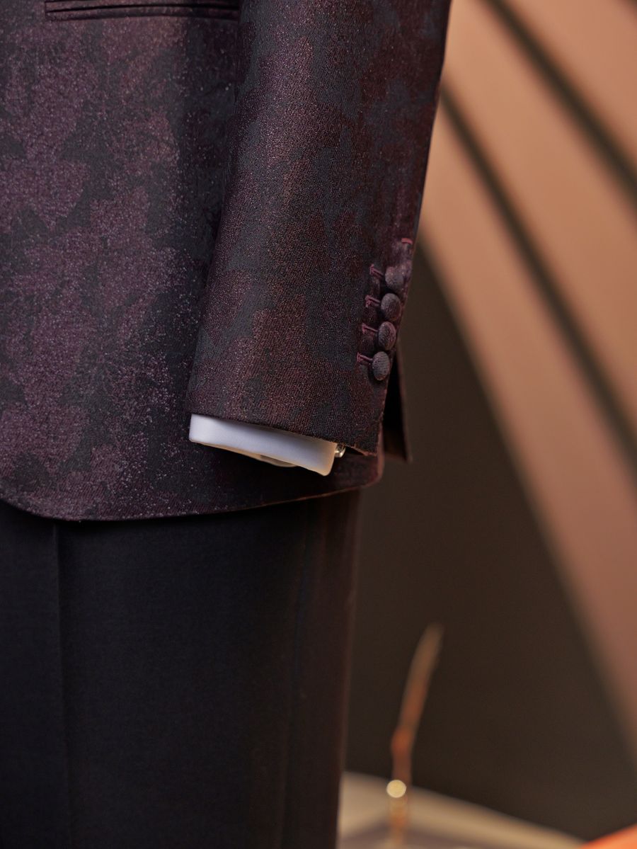 Red Patterned Tuxedo — view 5 of 6