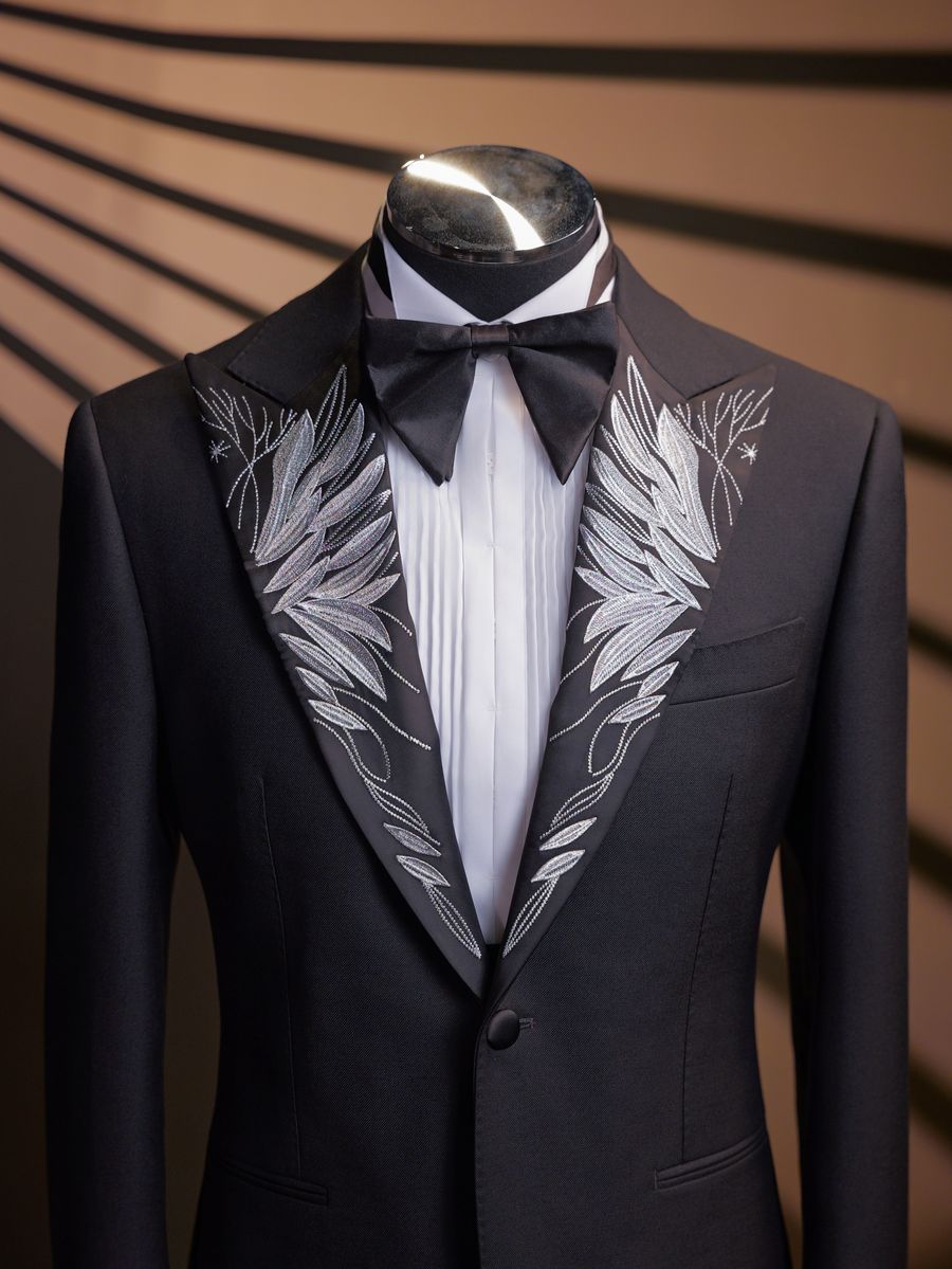 Silver Speckle Tuxedo — view 6 of 6