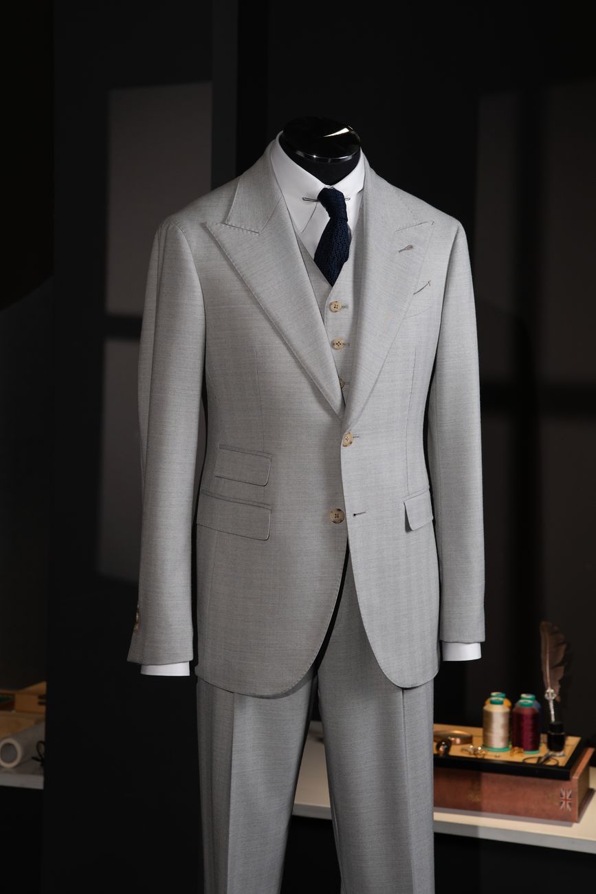 Three-Piece Suit — Light Grey — view 1 of 7