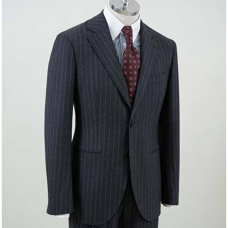 Men’s Business Suits — Suit grey pinstripe